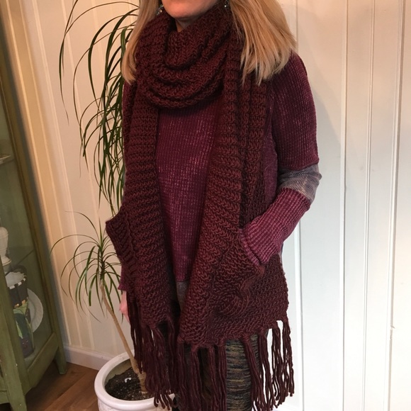 POCKET KNIT SCARF - Picture 5 of 8